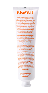 RiseWell Mineral Toothpaste - Wild Mint 4 OZ